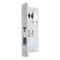 Adams Rite MS1850S-450 hookbolt deadlock, 1-1/2 inch backset, 628 clear anodized faceplate, cylinder not included