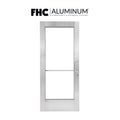 FHC D5610 wide stile aluminum storefront door with 6-inch top rail and 10-inch bottom rail